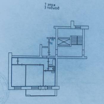 Продается 2-х комнатная квартира, 55,1 м²