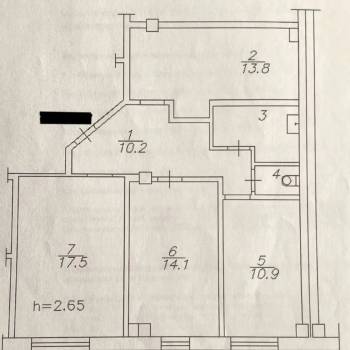 Продается 3-х комнатная квартира, 72,4 м²
