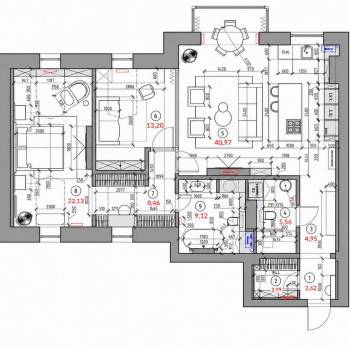 Продается 3-х комнатная квартира, 110 м²