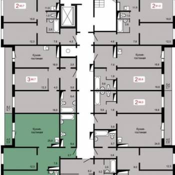Продается Многокомнатная квартира, 90 м²