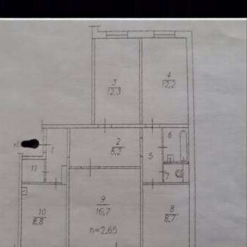 Продается Многокомнатная квартира, 78,5 м²