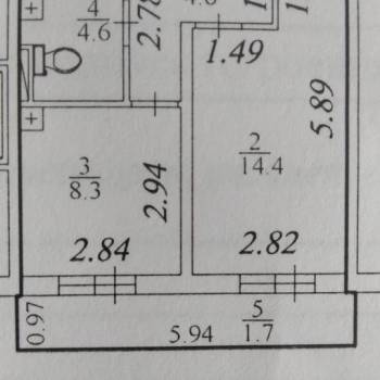 Сдается 1-комнатная квартира, 32 м²