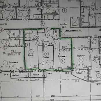 Продается 2-х комнатная квартира, 54 м²