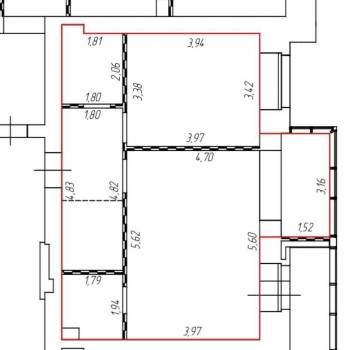 Продается 2-х комнатная квартира, 59 м²