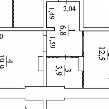 Продается 1-комнатная квартира, 43,1 м²