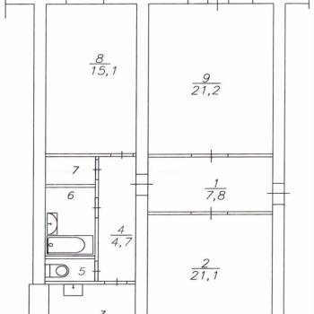 Продается 3-х комнатная квартира, 85,2 м²