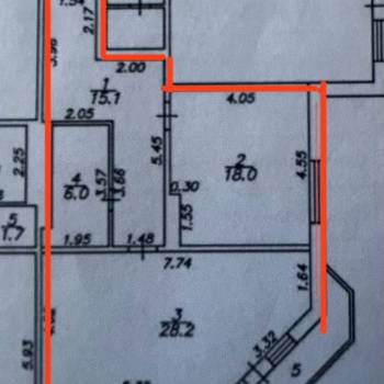Продается 1-комнатная квартира, 67,3 м²