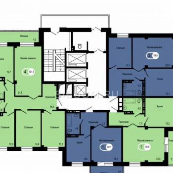 Продается Многокомнатная квартира, 101,9 м²