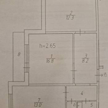 Продается 2-х комнатная квартира, 57,1 м²
