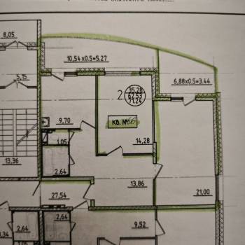 Продается 2-х комнатная квартира, 71 м²