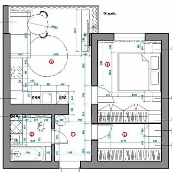 Продается 1-комнатная квартира, 47 м²