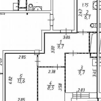 Продается 2-х комнатная квартира, 50 м²
