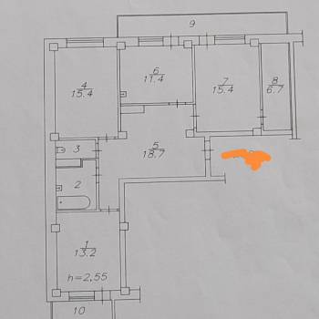 Продается 3-х комнатная квартира, 100 м²