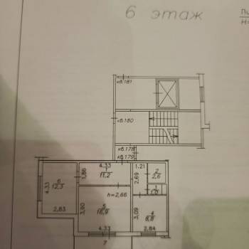 Продается 2-х комнатная квартира, 52,8 м²
