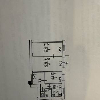 Продается 3-х комнатная квартира, 55,5 м²