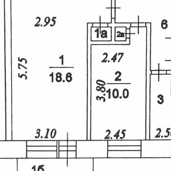 Продается 2-х комнатная квартира, 44,4 м²