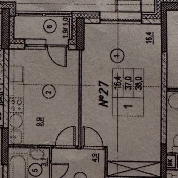 Продается 2-х комнатная квартира, 37,2 м²