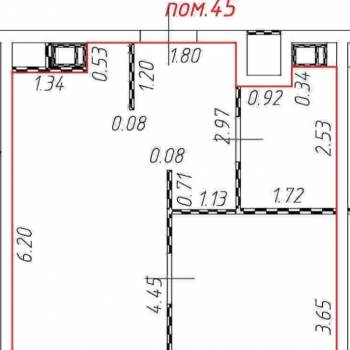 Сдается 1-комнатная квартира, 36 м²