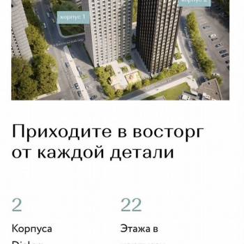 Продается 1-комнатная квартира, 84 м²