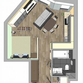 Продается 1-комнатная квартира, 37,4 м²