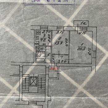 Продается 2-х комнатная квартира, 60 м²