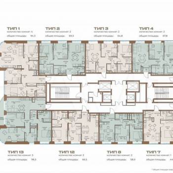 Продается 2-х комнатная квартира, 68 м²