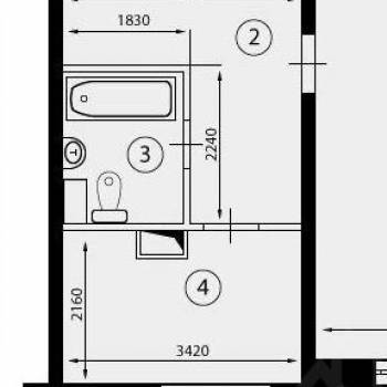 Продается 1-комнатная квартира, 37,1 м²