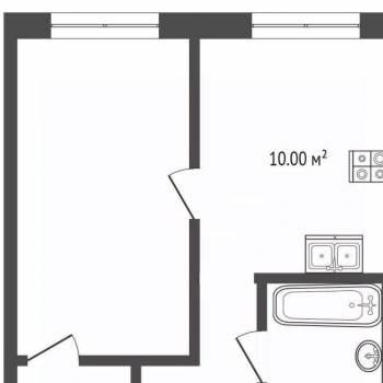 Продается 1-комнатная квартира, 32 м²
