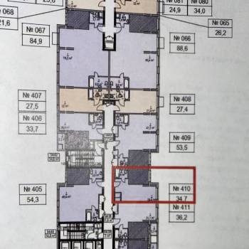 Продается 1-комнатная квартира, 34,7 м²