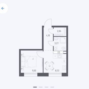 Продается 1-комнатная квартира, 27 м²