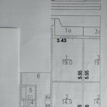 Продается 2-х комнатная квартира, 57,8 м²