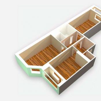 Сдается 2-х комнатная квартира, 78,7 м²