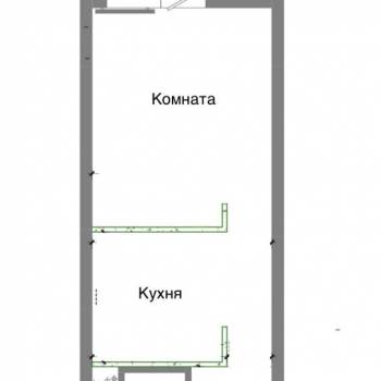 Продается 1-комнатная квартира, 26,7 м²