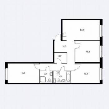 Продается Многокомнатная квартира, 84,7 м²