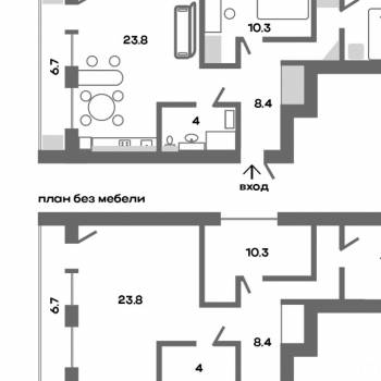 Продается 3-х комнатная квартира, 80 м²