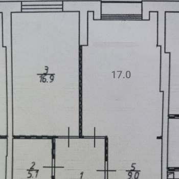 Продается 2-х комнатная квартира, 57 м²