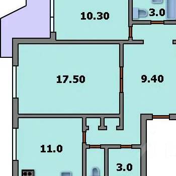 Продается Многокомнатная квартира, 89 м²