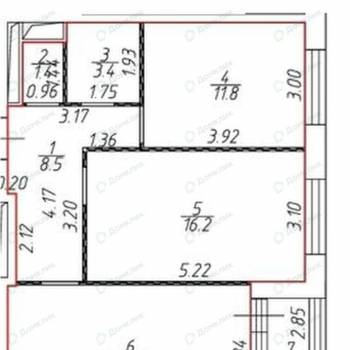 Продается 2-х комнатная квартира, 63 м²
