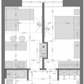 Сдается 2-х комнатная квартира, 49 м²