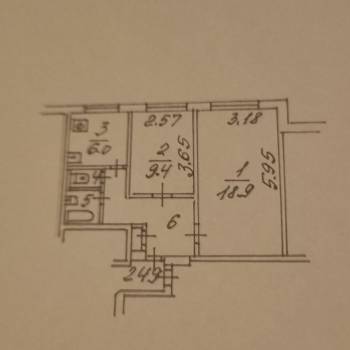 Продается 2-х комнатная квартира, 44,8 м²
