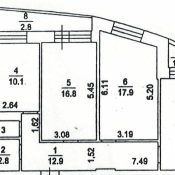 Продается 3-х комнатная квартира, 81 м²