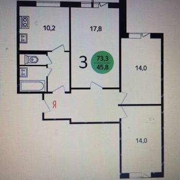 Сдается Комната, 14 м²