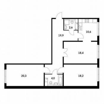 Сдается Многокомнатная квартира, 95 м²