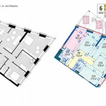 Продается 1-комнатная квартира, 114,1 м²