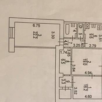 Продается 3-х комнатная квартира, 86,4 м²