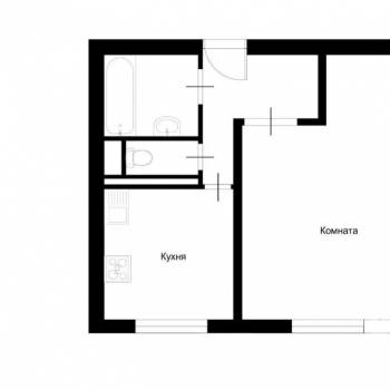 Продается 1-комнатная квартира, 38,7 м²