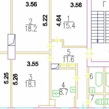 Продается 3-х комнатная квартира, 77 м²