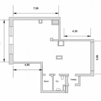 Сдается Нежилое помещение, 93 м²