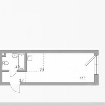 Продается 1-комнатная квартира, 27,2 м²