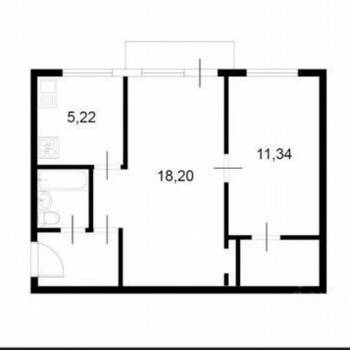 Продается 2-х комнатная квартира, 44,5 м²